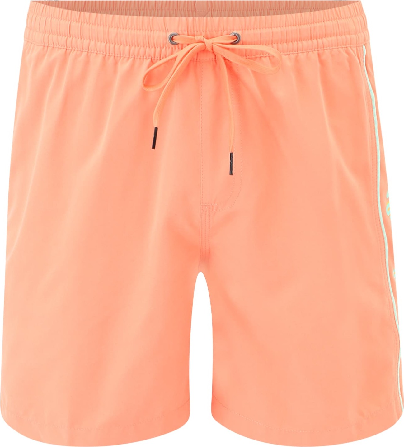 QUIKSILVER Plavecké šortky světle žlutá / lososová