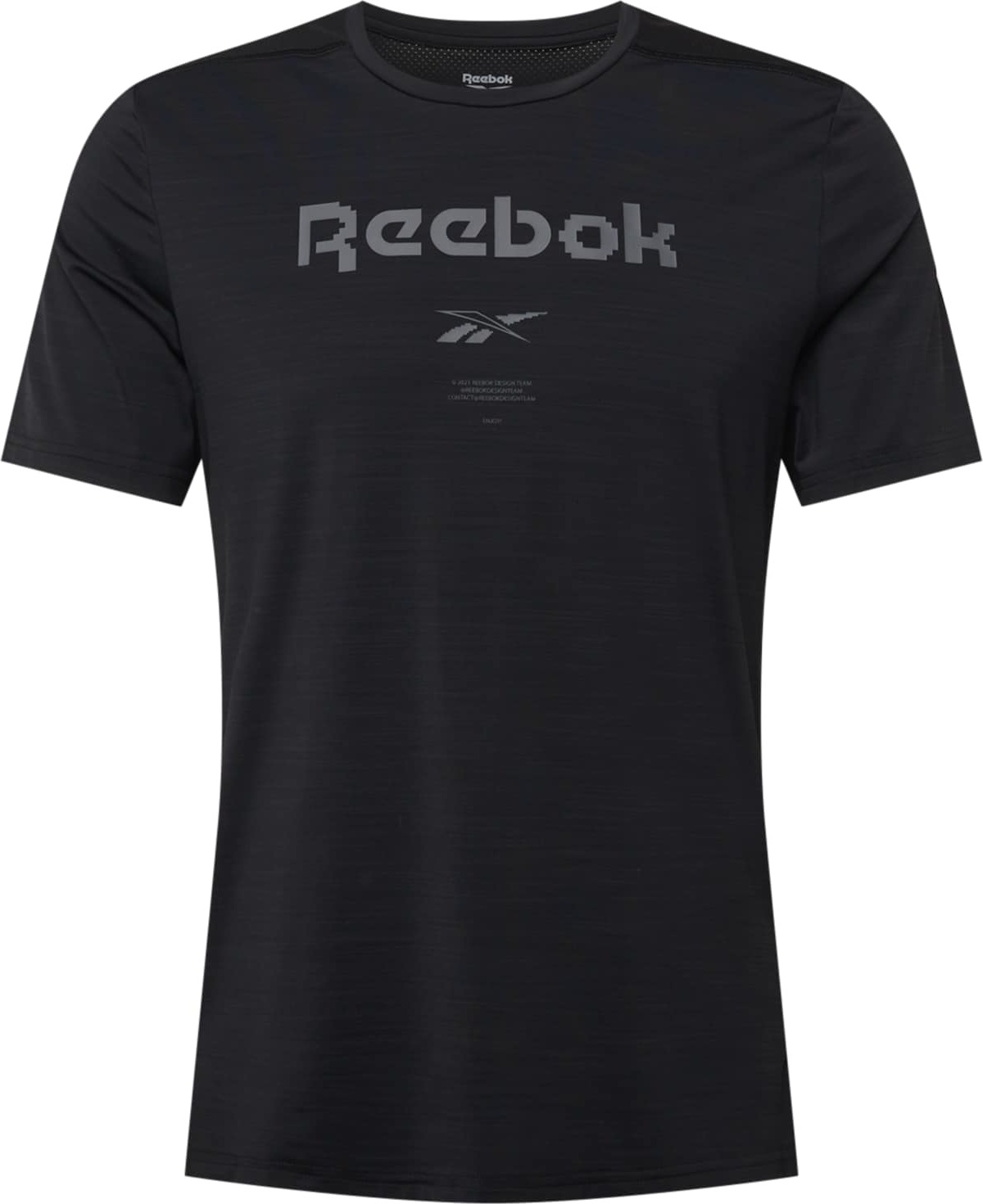 Reebok Sport Funkční tričko šedá / černá