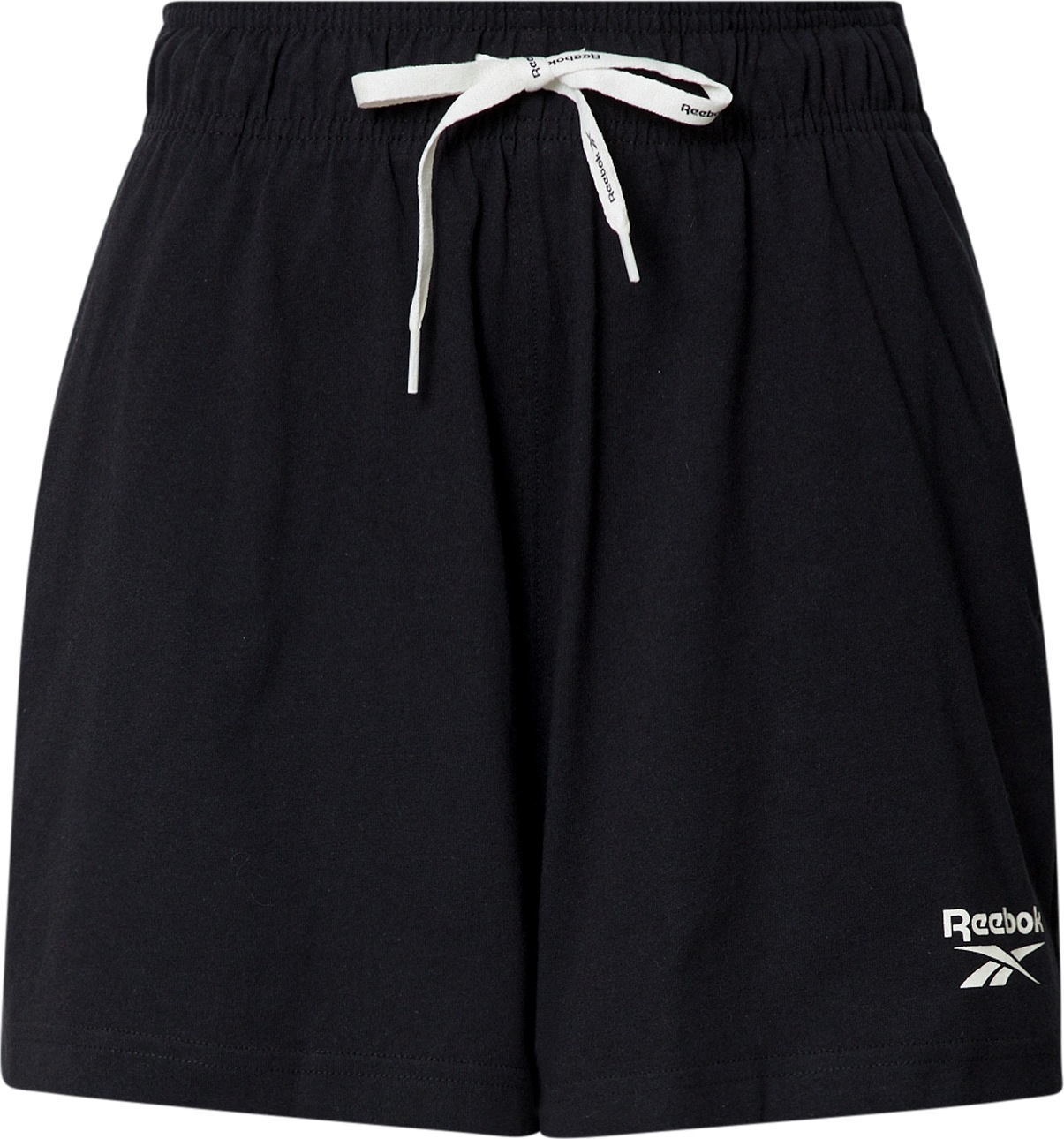 Reebok Sport Sportovní kalhoty černá / bílá