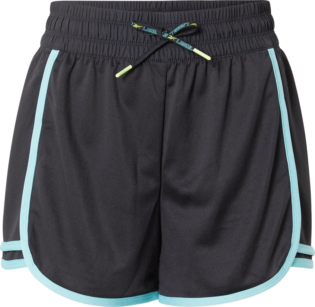 Reebok Sport Sportovní kalhoty pastelová modrá / žlutá / černá