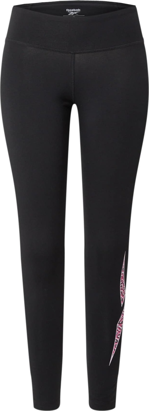 Reebok Sport Sportovní kalhoty pink / růžová / černá / bílá