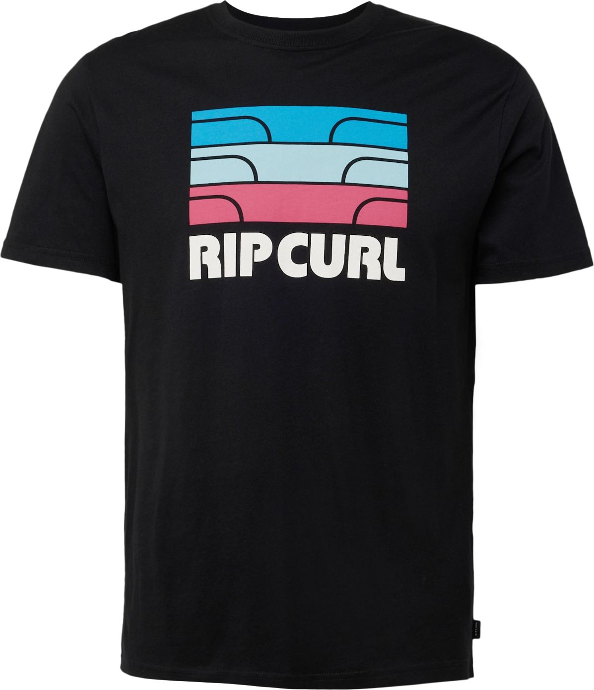 RIP CURL Tričko 'SURF REVIVAL' modrá / pastelová modrá / pink / černá