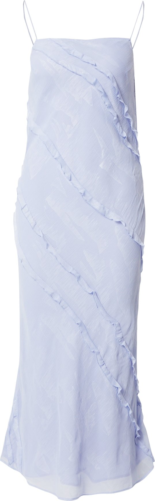 Samsøe Samsøe Koktejlové šaty 'MANNAH' kouřově modrá / světlemodrá