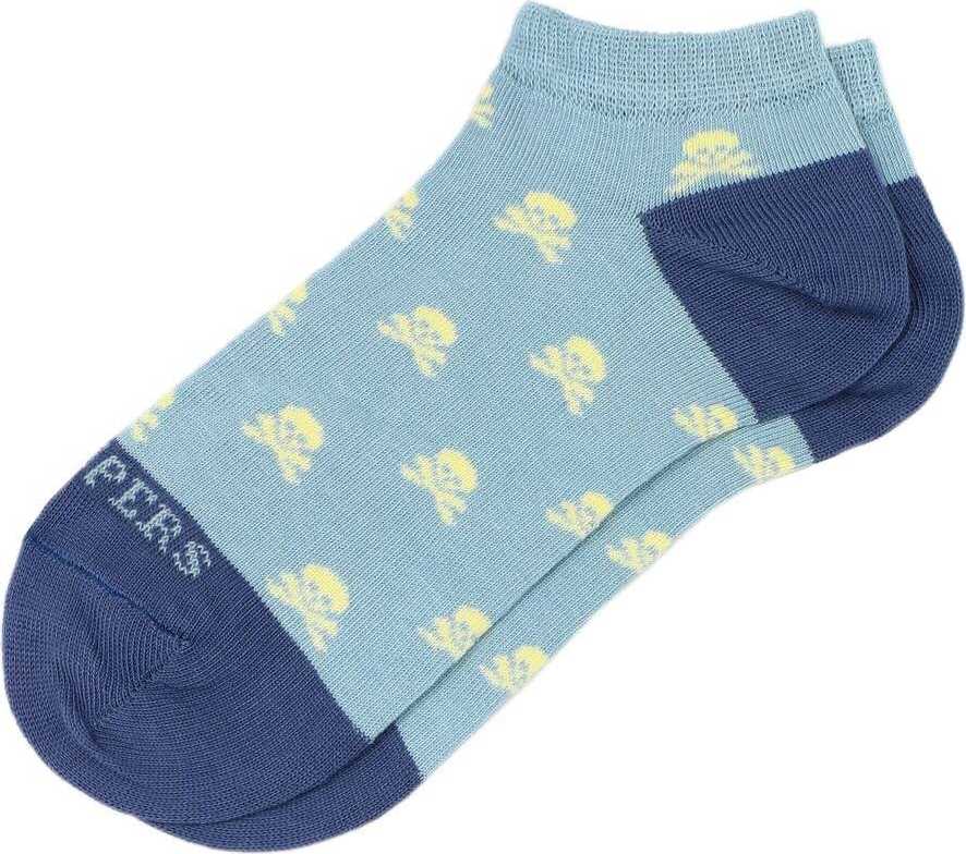 Scalpers Ponožky námořnická modř / světlemodrá / žlutá