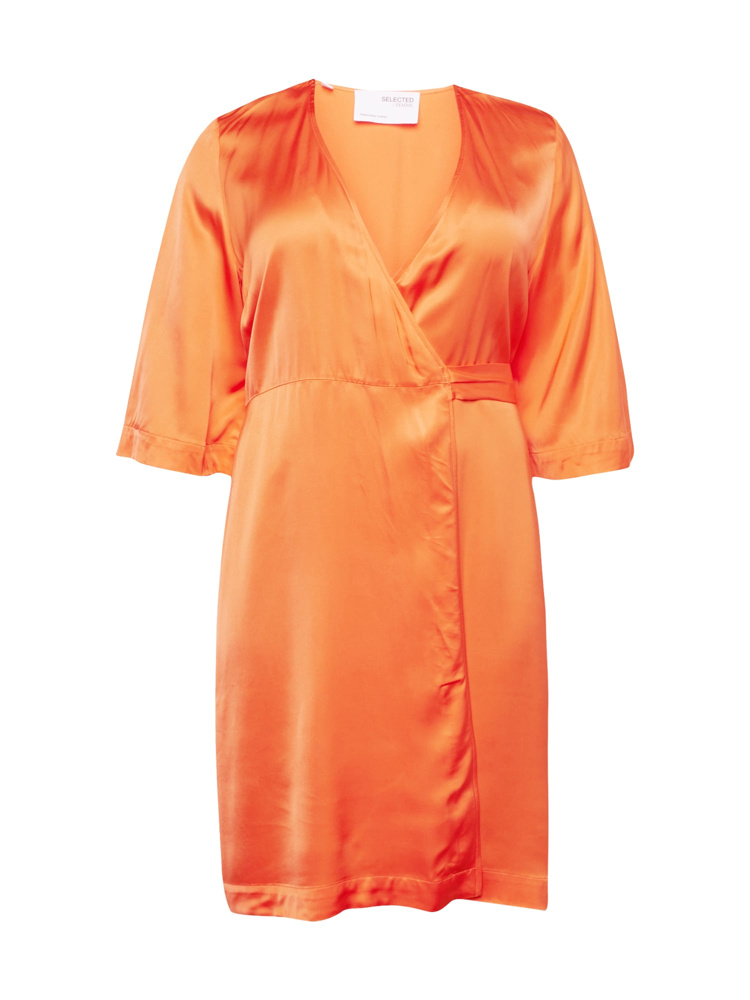 Selected Femme Curve Šaty 'Franziska' oranžová