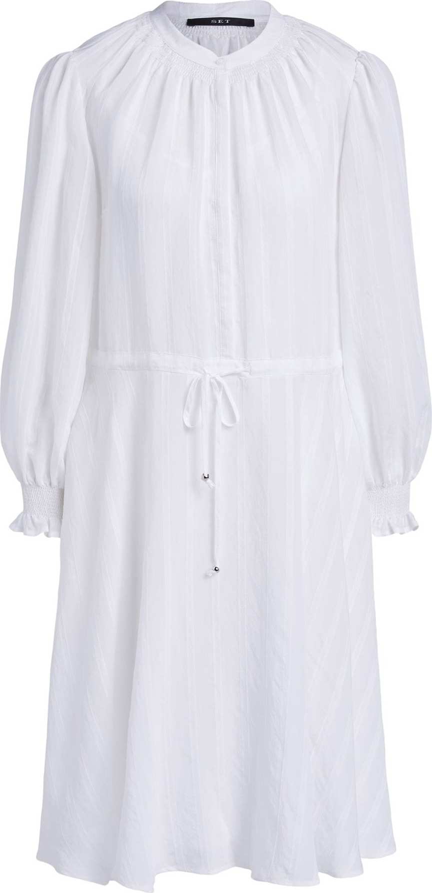 SET Košilové šaty bílá