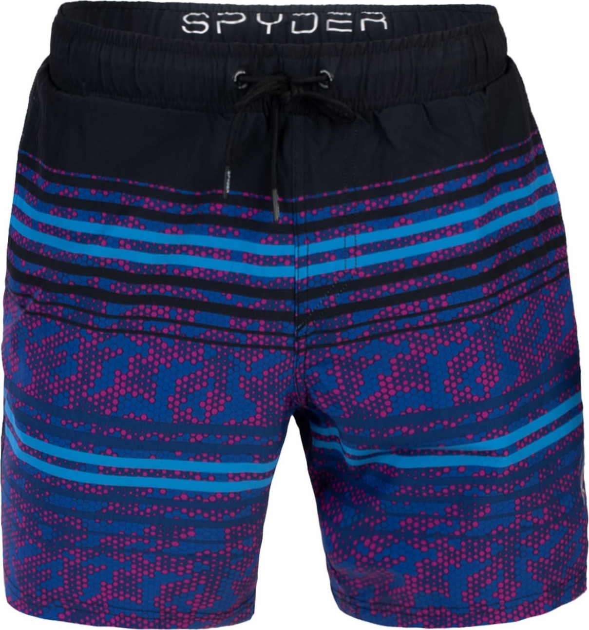 Spyder Sportovní plavky modrá / fialová / černá