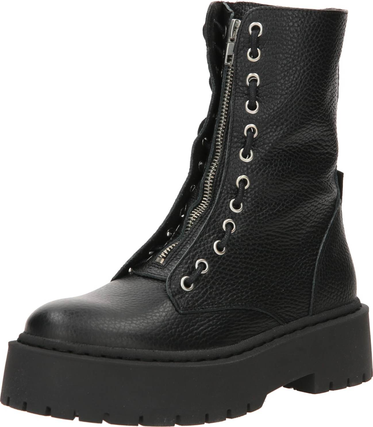 STEVE MADDEN Šněrovací kozačky 'ODILIA' černá