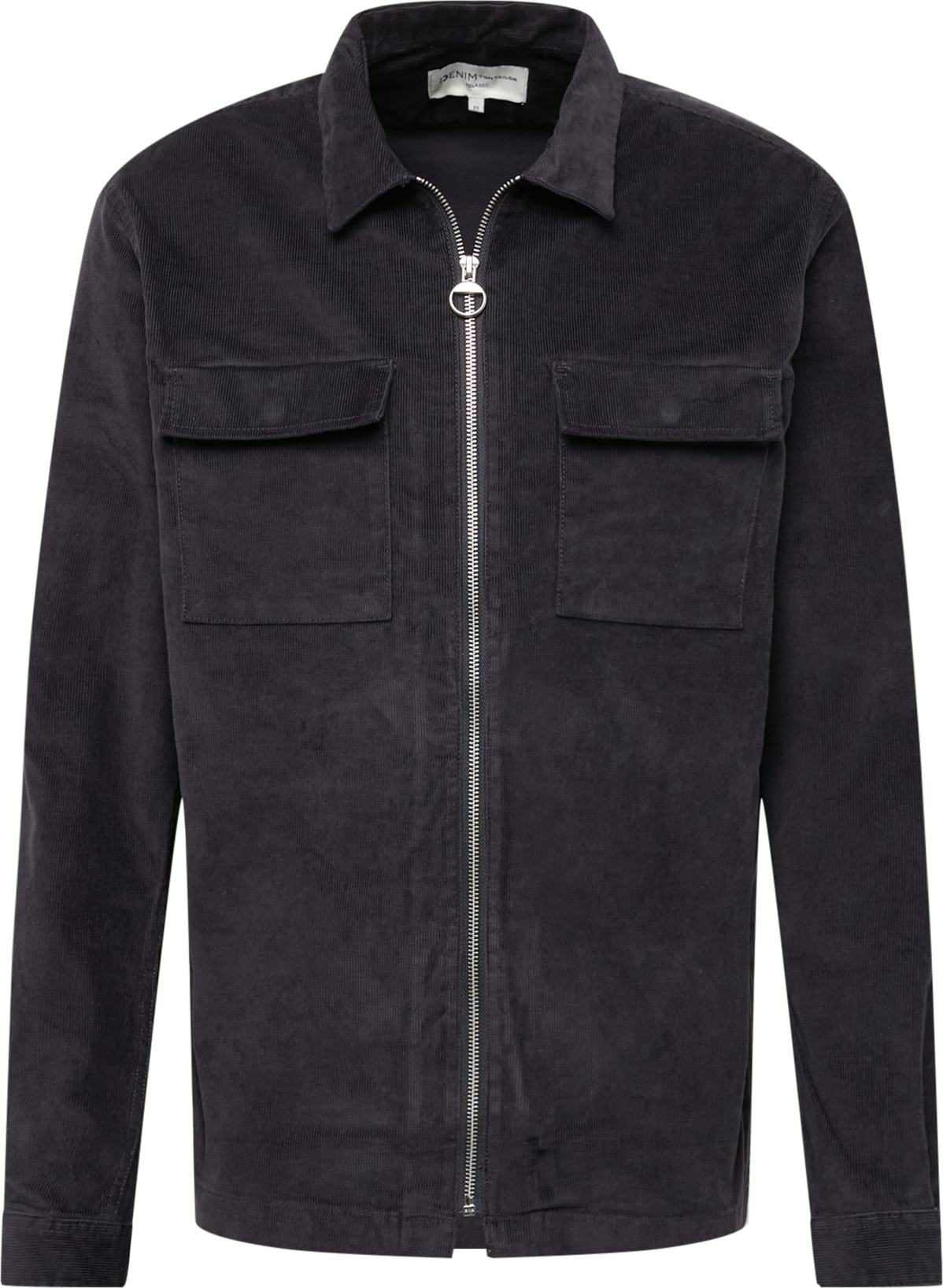 TOM TAILOR DENIM Košile antracitová