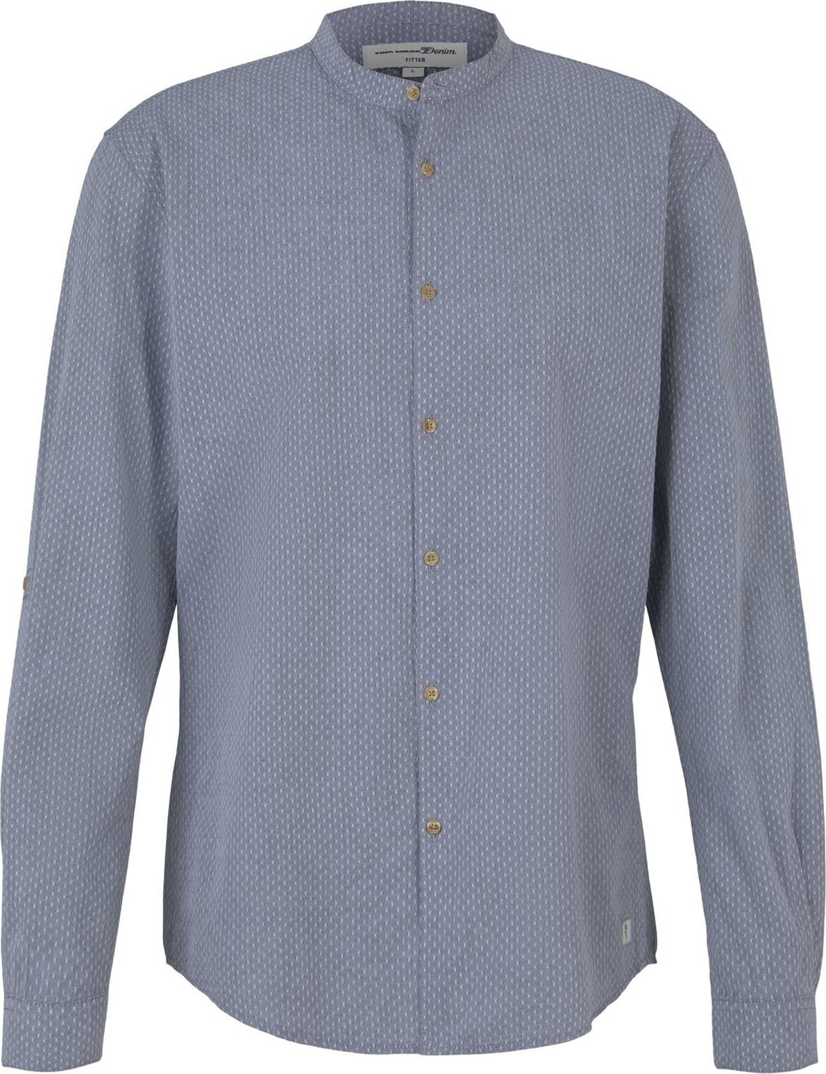 TOM TAILOR DENIM Košile chladná modrá / bílá