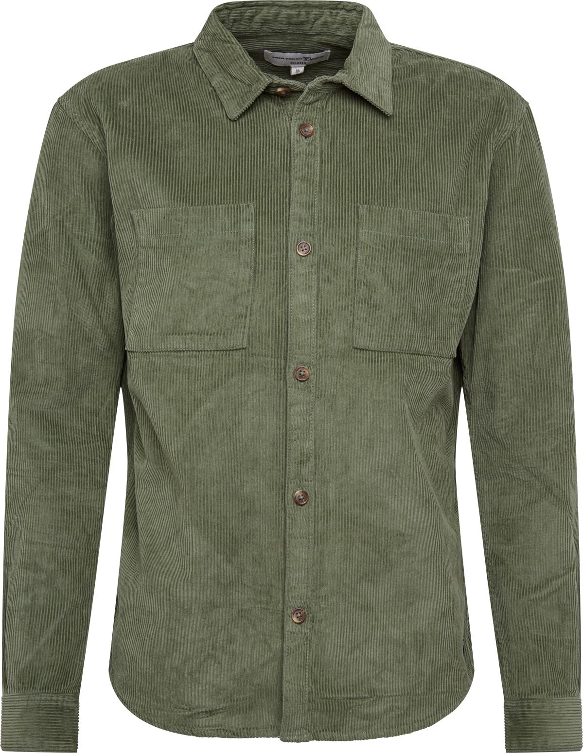 TOM TAILOR DENIM Košile trávově zelená