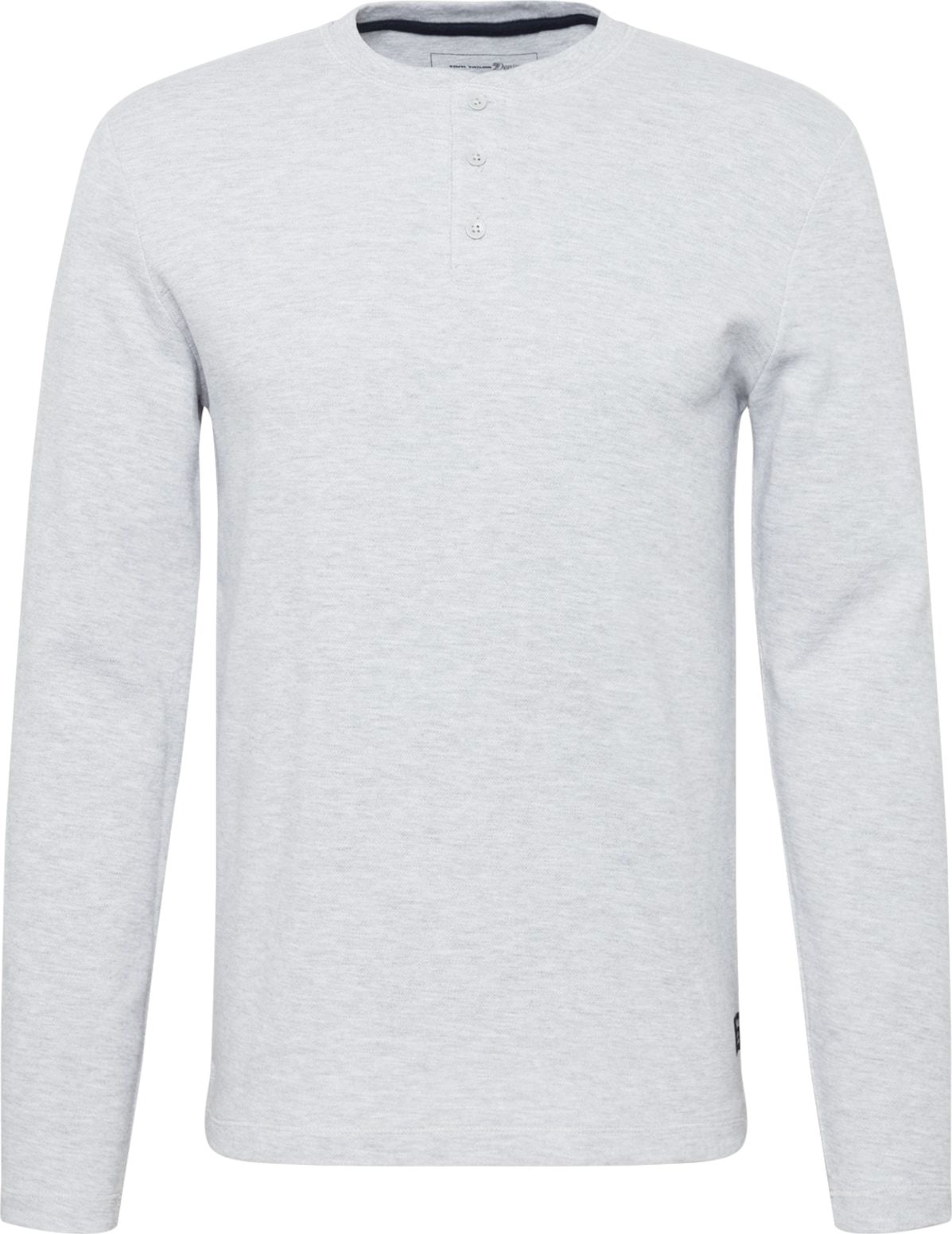TOM TAILOR DENIM Tričko šedý melír