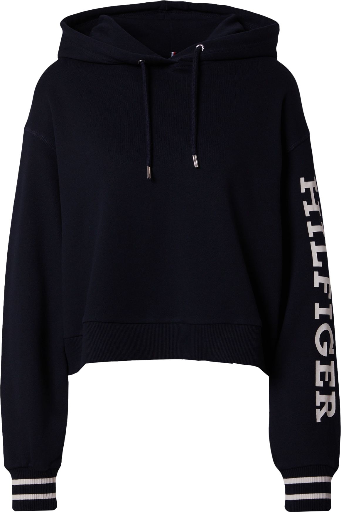 TOMMY HILFIGER Mikina námořnická modř / bílá