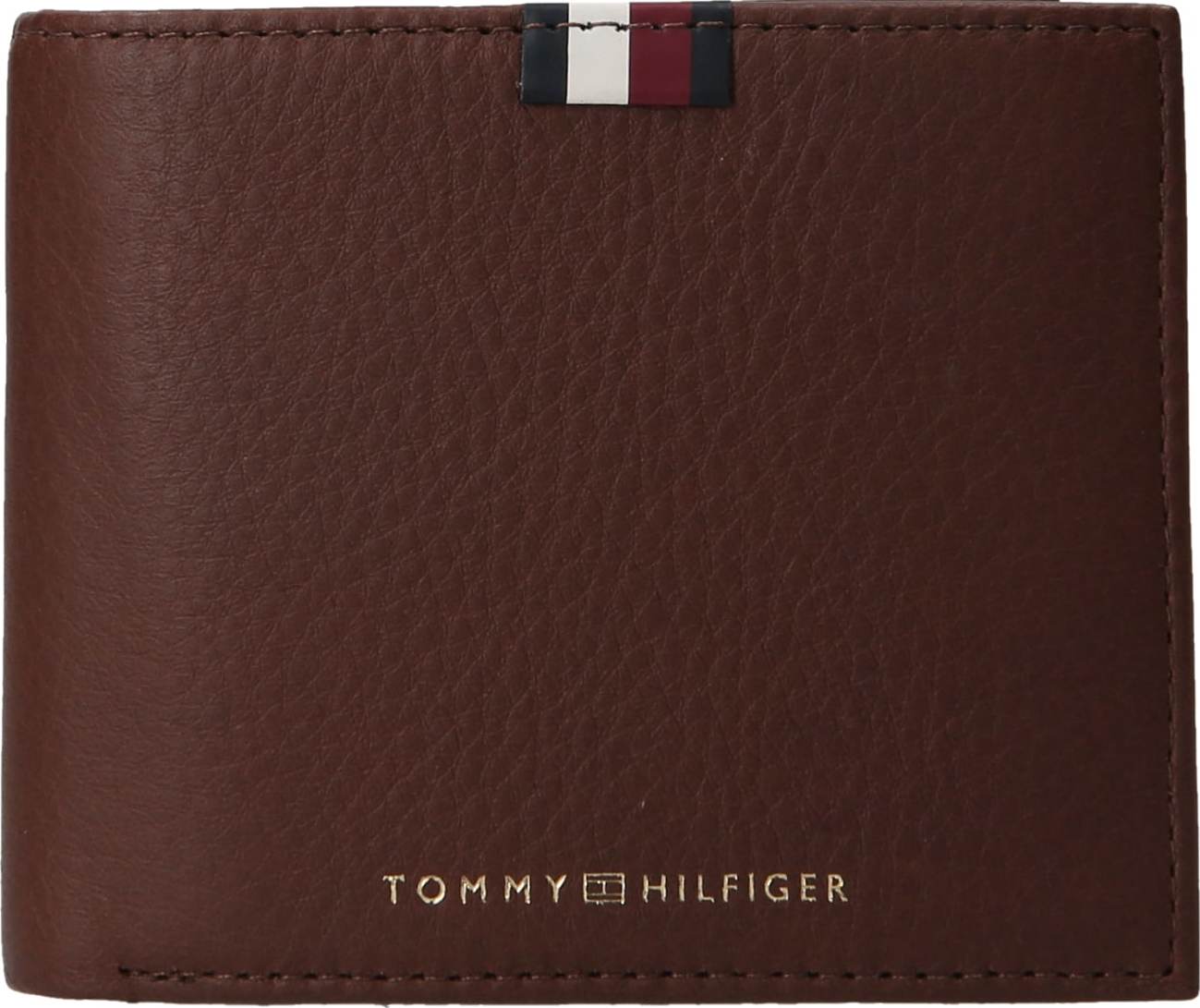 TOMMY HILFIGER Peněženka modrá / hnědá / červená / bílá