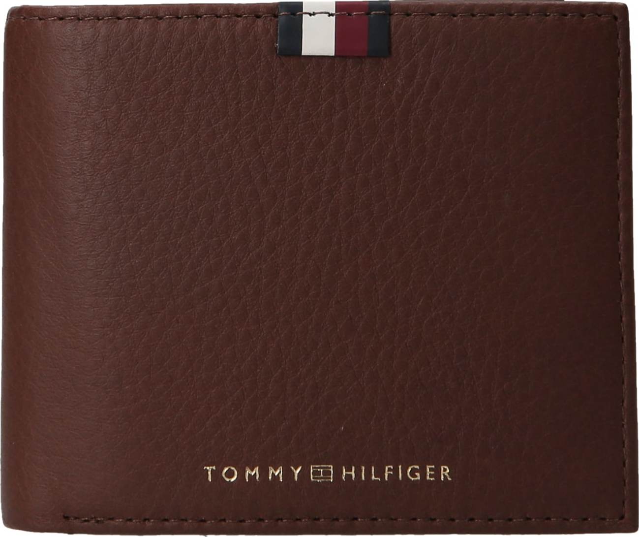 TOMMY HILFIGER Peněženka modrá / hnědá / červená / bílá