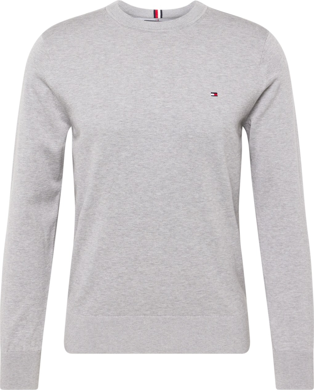 TOMMY HILFIGER Svetr námořnická modř / šedá / červená / bílá