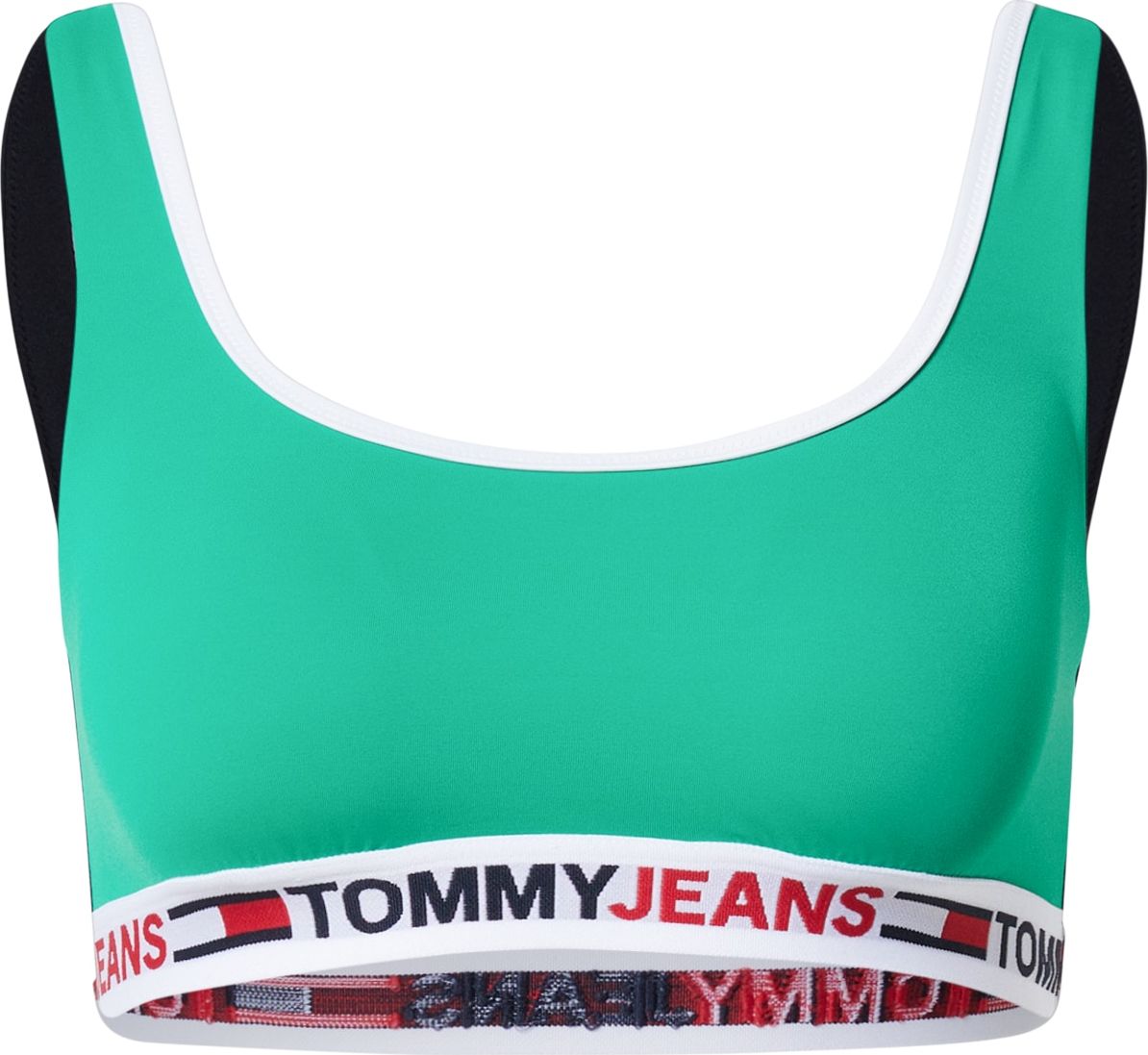 Tommy Hilfiger Underwear Horní díl plavek 'Bralette' námořnická modř / nefritová / červená / bílá