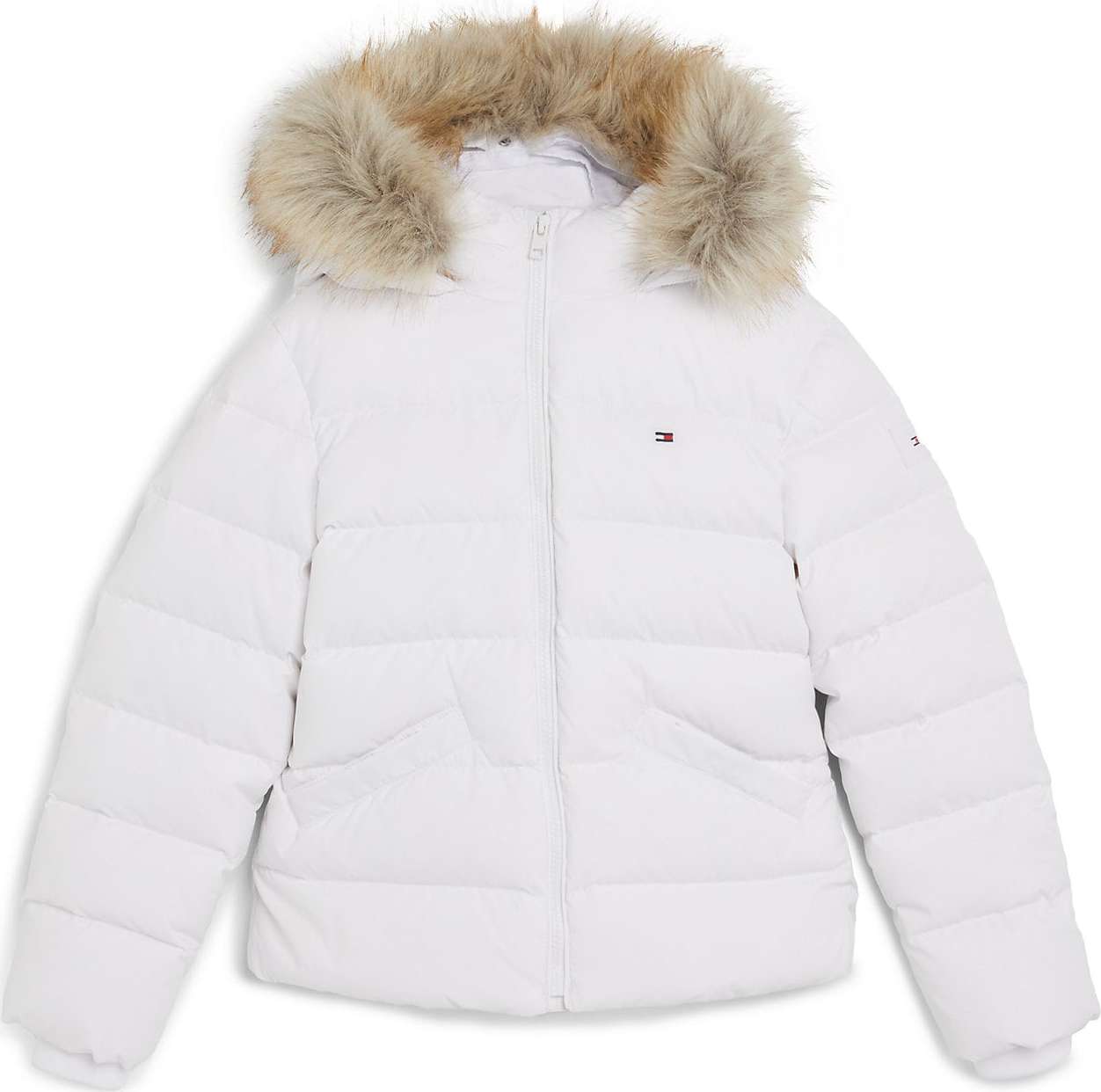 TOMMY HILFIGER Přechodná bunda bílá
