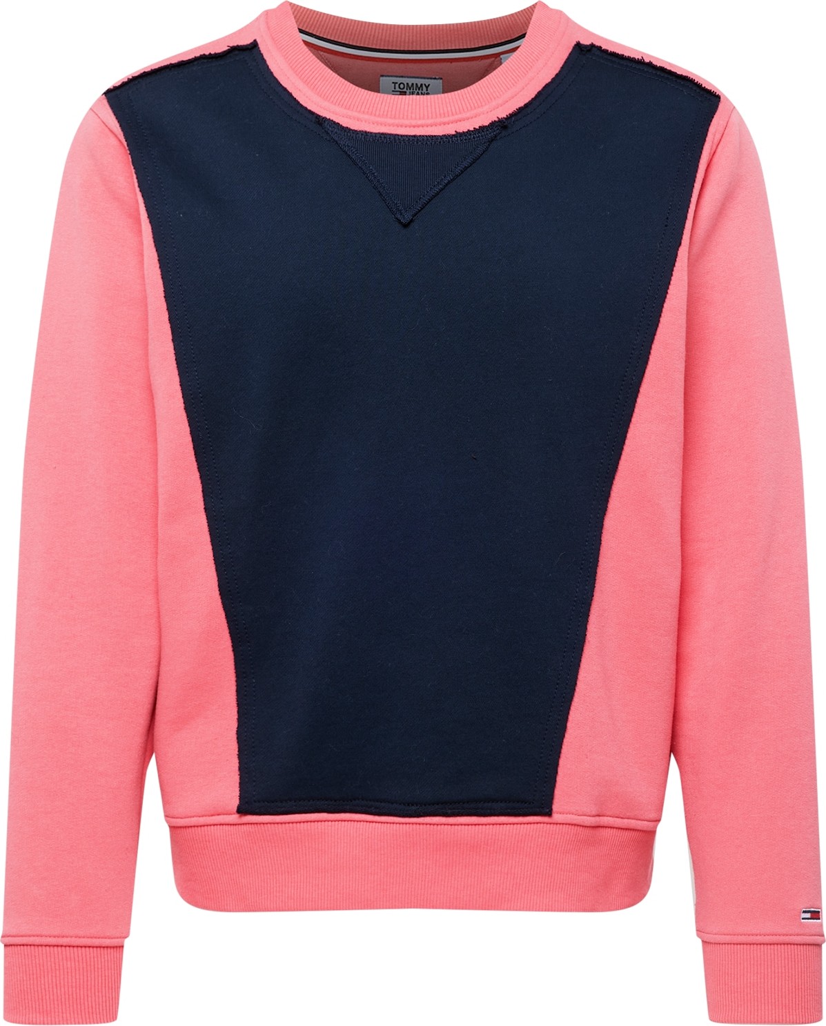 Tommy Jeans Mikina noční modrá / pink