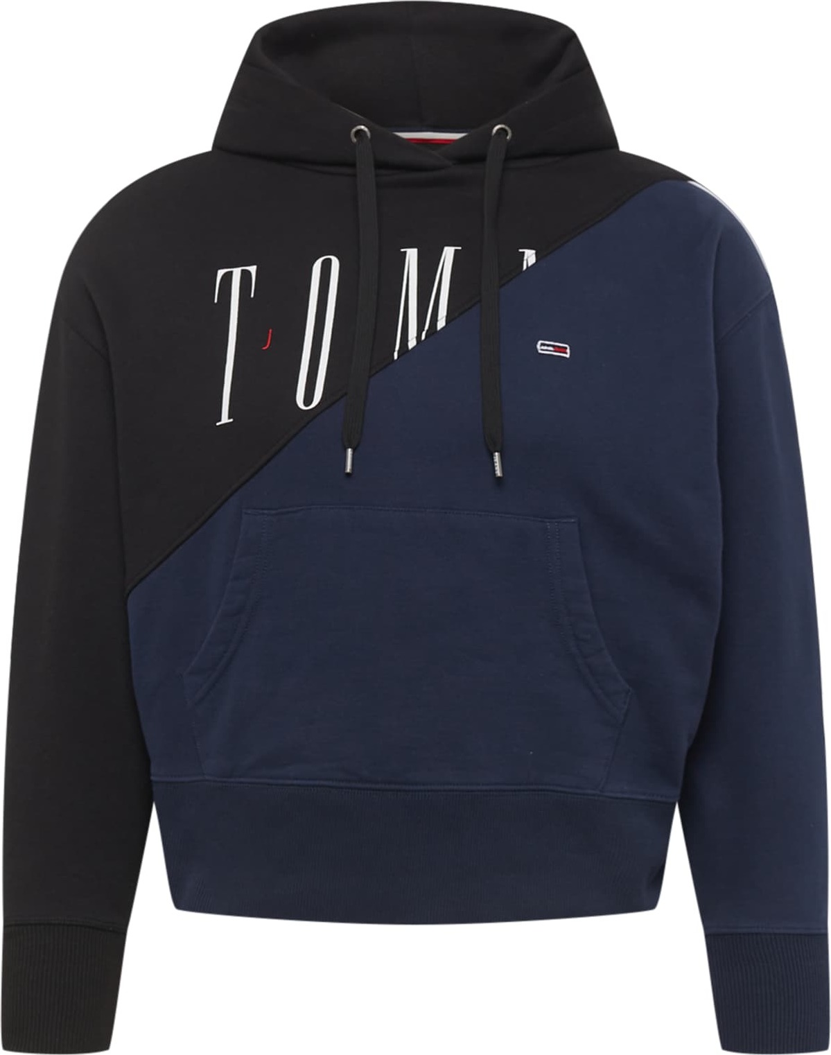 Tommy Jeans Mikina tmavě modrá / červená / černá / bílá