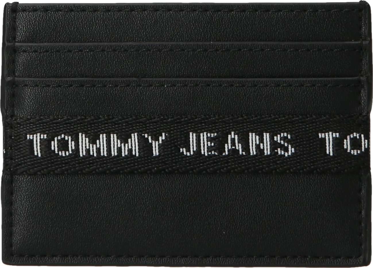 Tommy Jeans Peněženka černá / bílá