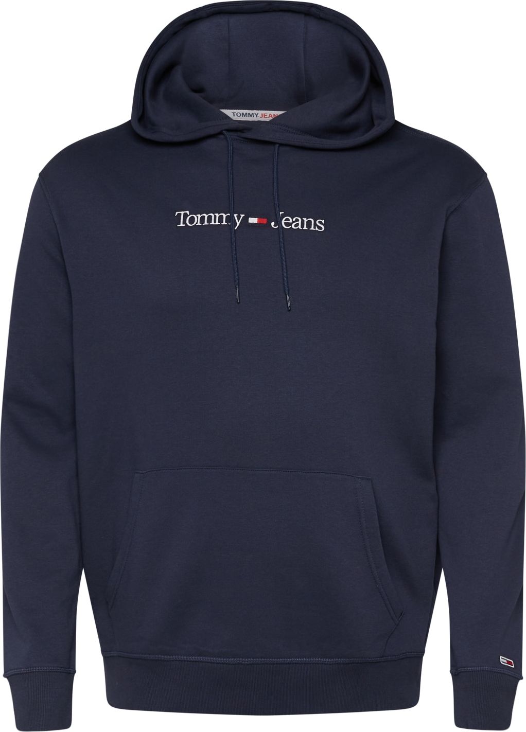 Tommy Jeans Plus Mikina námořnická modř / červená / bílá