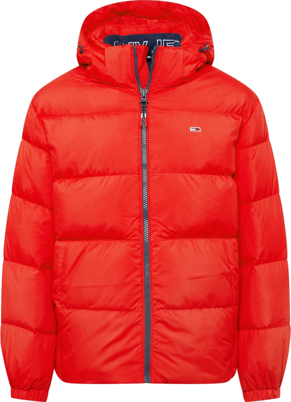 Tommy Jeans Zimní bunda námořnická modř / červená / bílá