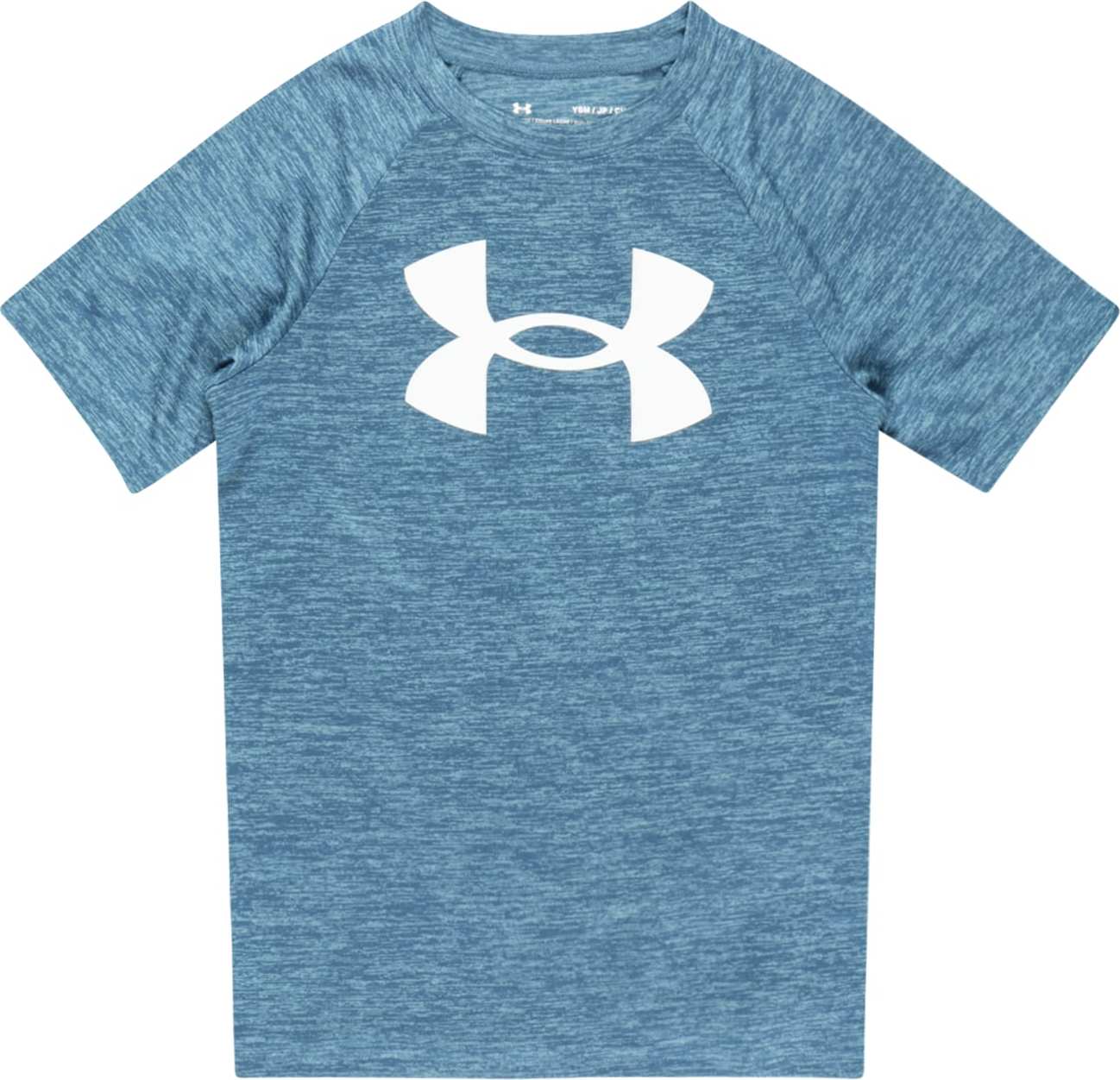 UNDER ARMOUR Funkční tričko modrý melír / bílá