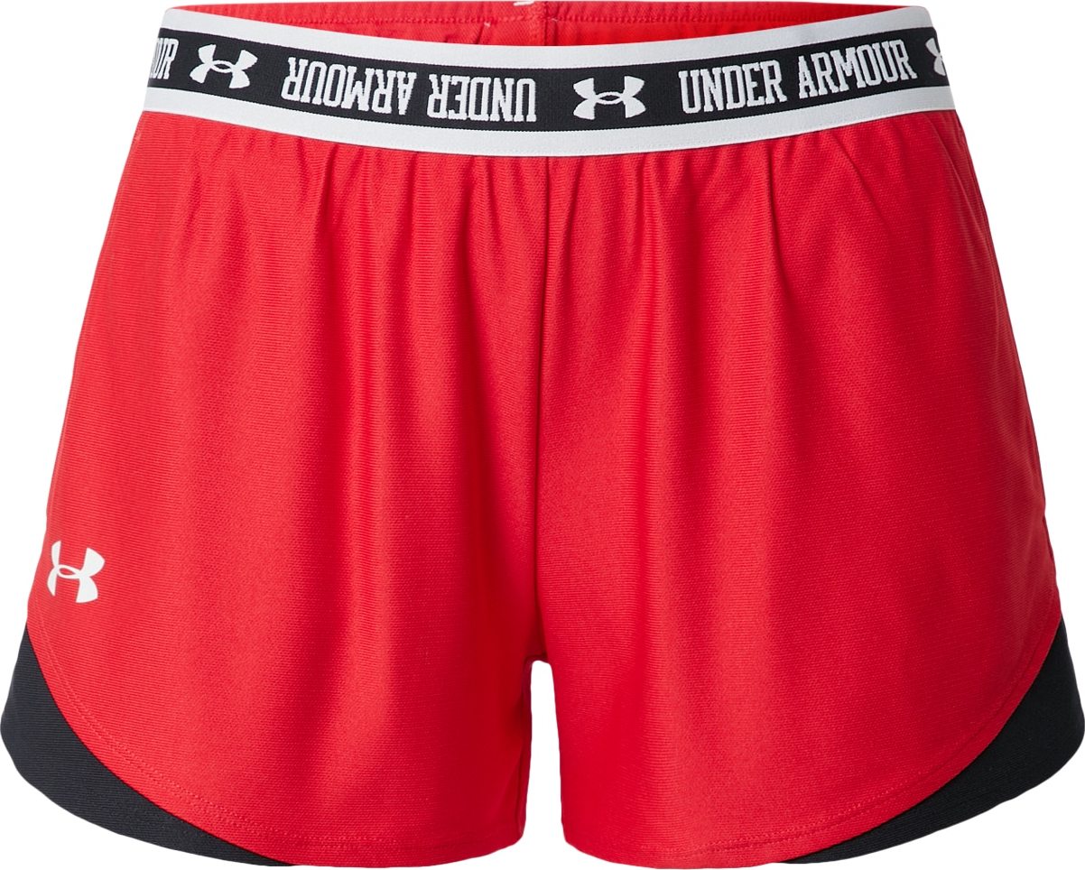 UNDER ARMOUR Sportovní kalhoty 'Play Up 3.0' béžová / červená / černá