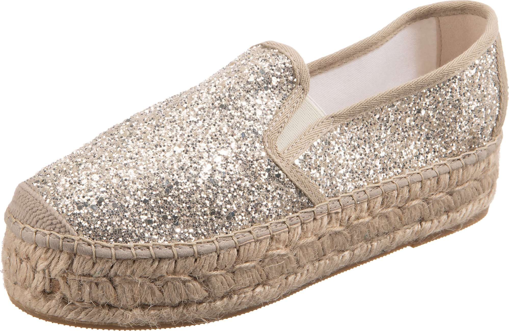 Vidorreta Espadrilky brokátová / zlatá