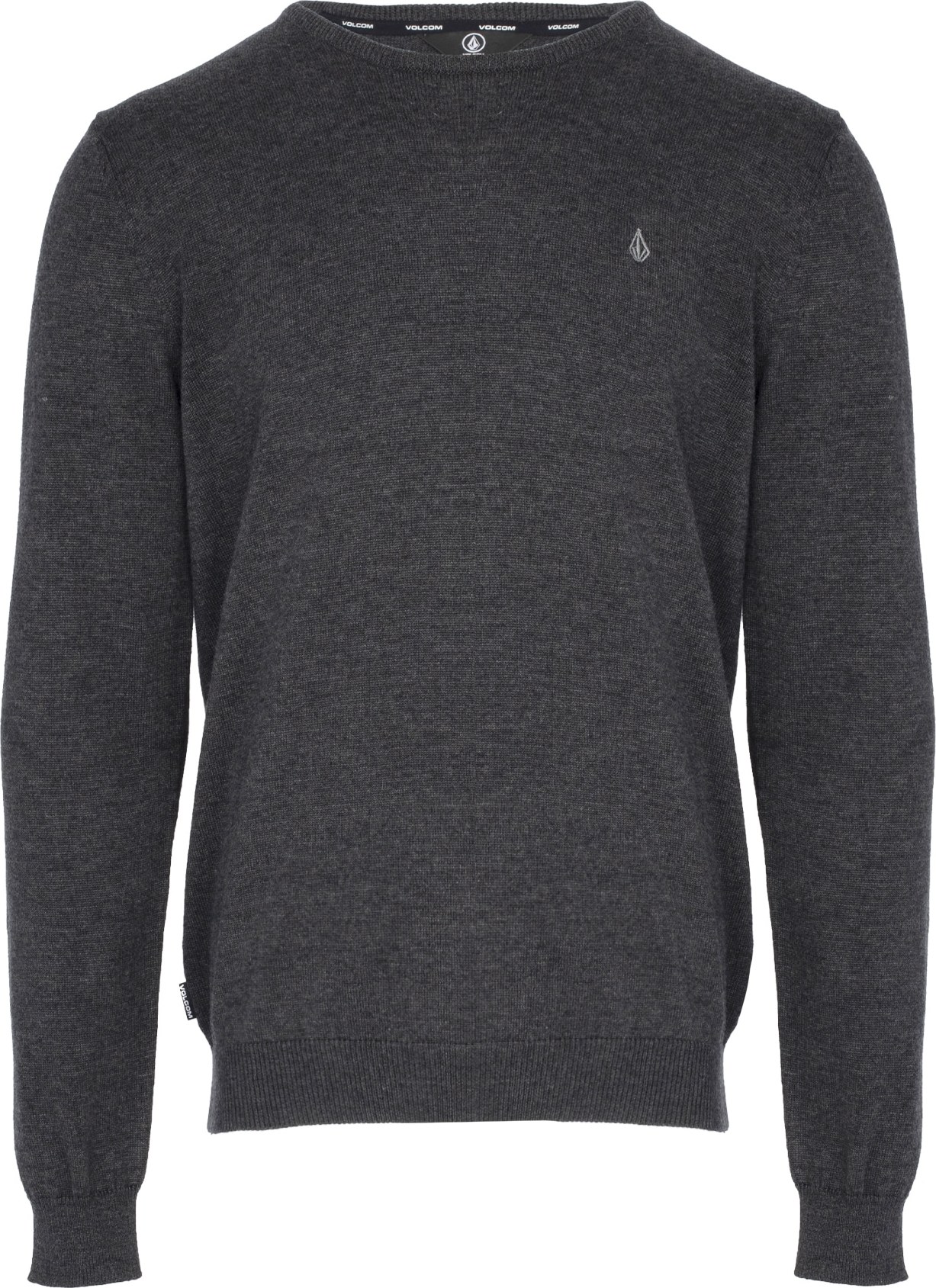 Volcom Svetr 'Uperstand' tmavě šedá / černý melír