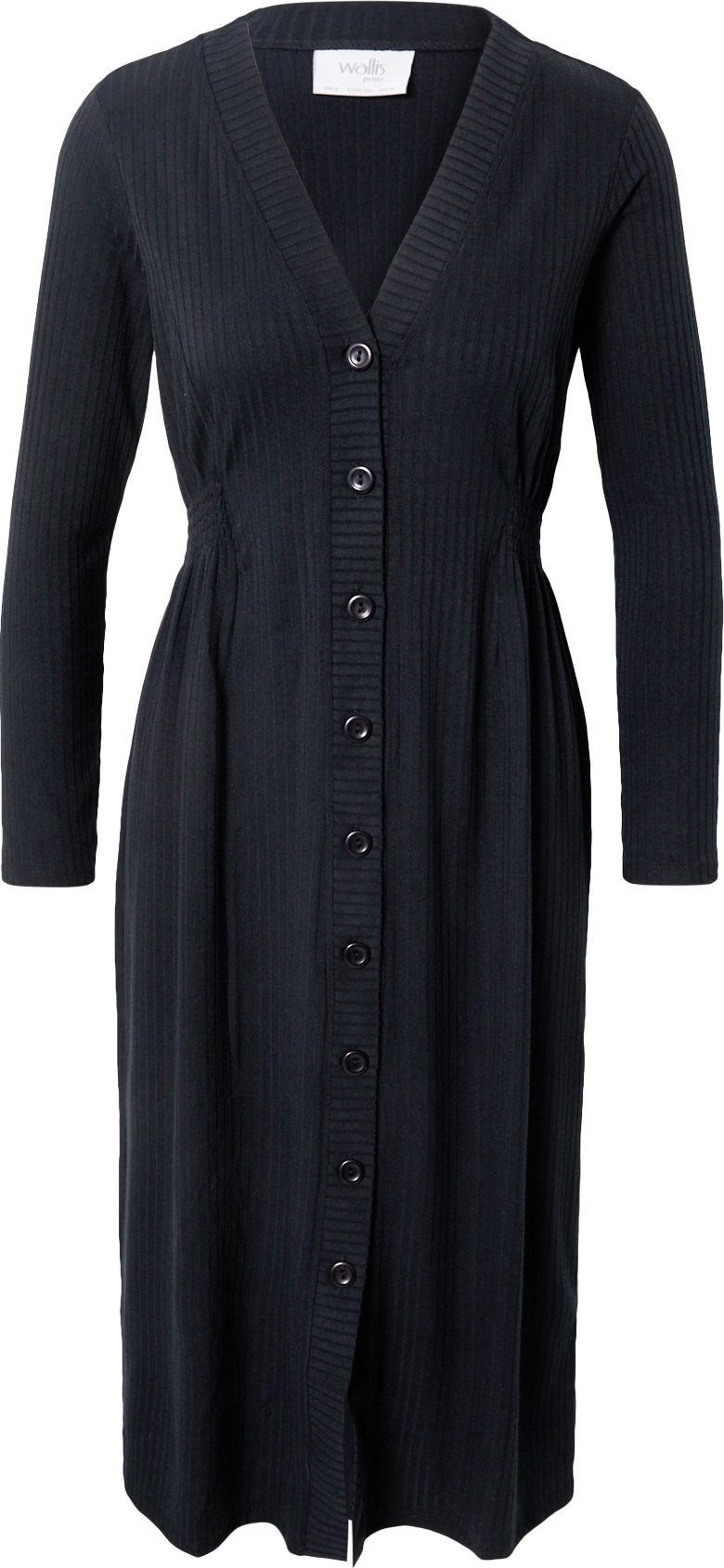 Wallis Petite Košilové šaty černá