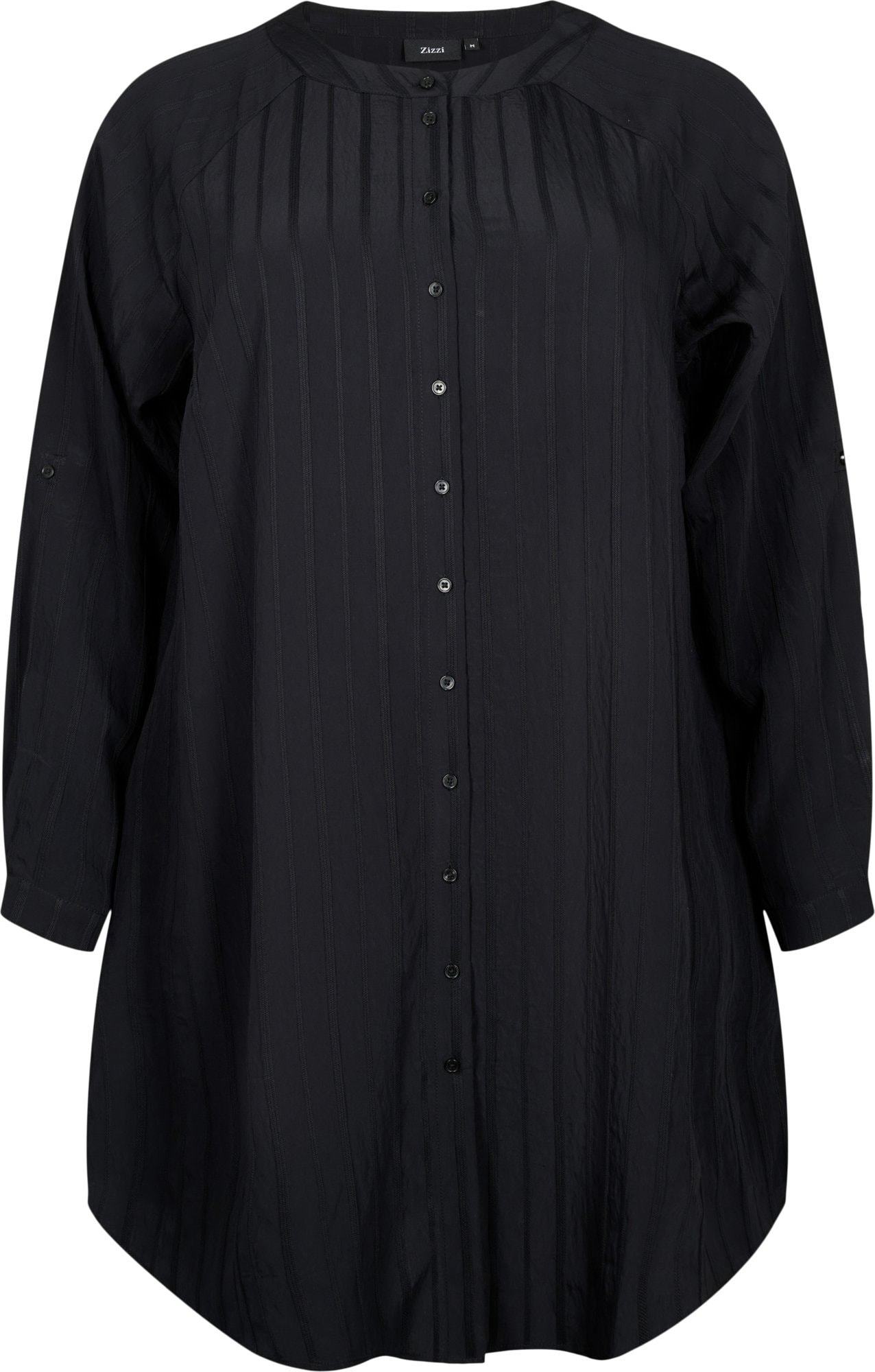 Zizzi Košilové šaty 'SILLE' černá