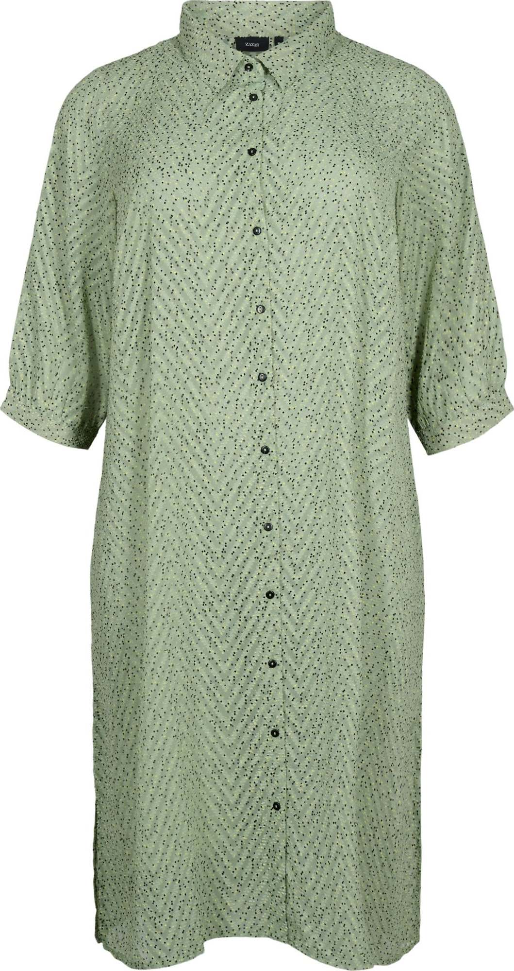 Zizzi Košilové šaty 'XDORTHEA' zelená