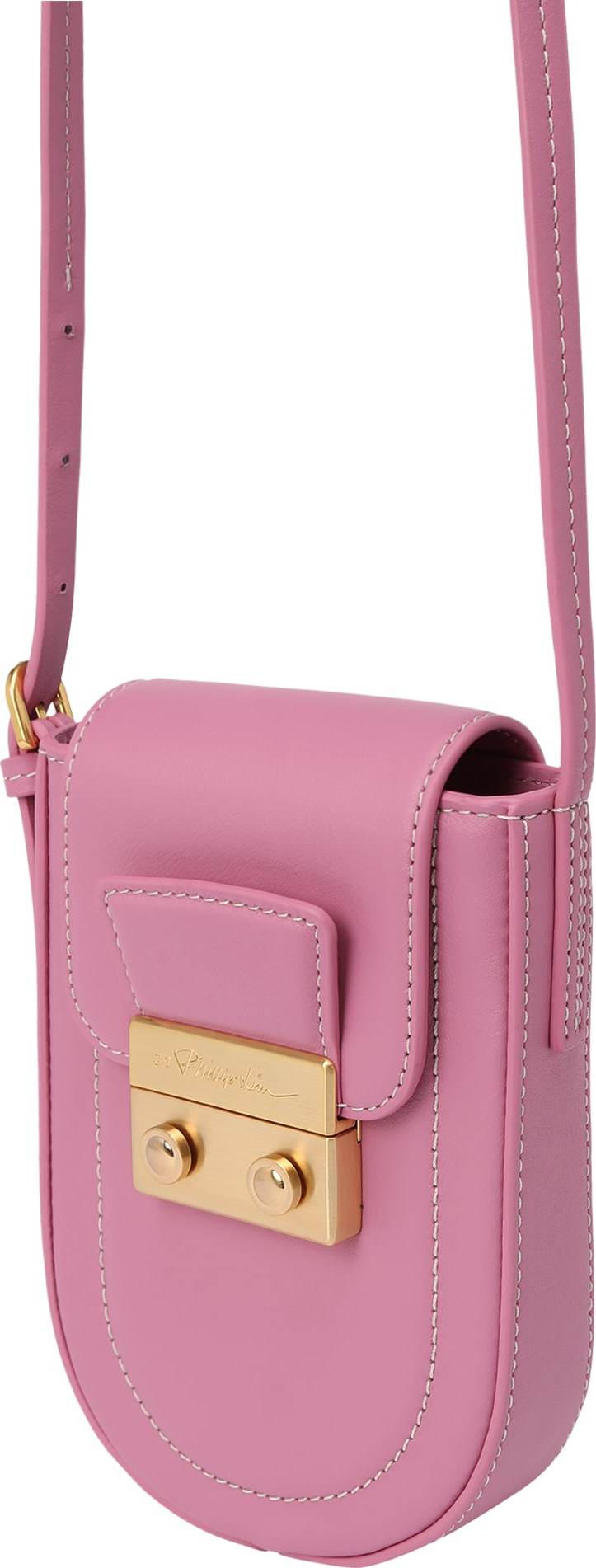 3.1 Phillip Lim Taška přes rameno 'ASHLI' zlatá / světle růžová