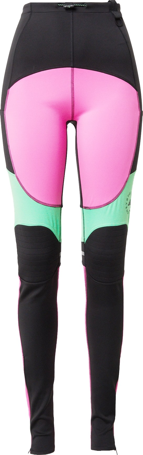 ADIDAS BY STELLA MCCARTNEY Sportovní kalhoty nefritová / pink / černá