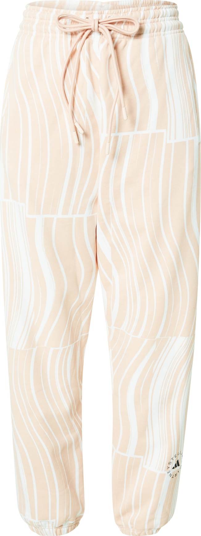 ADIDAS BY STELLA MCCARTNEY Sportovní kalhoty pastelově růžová / černá / bílá