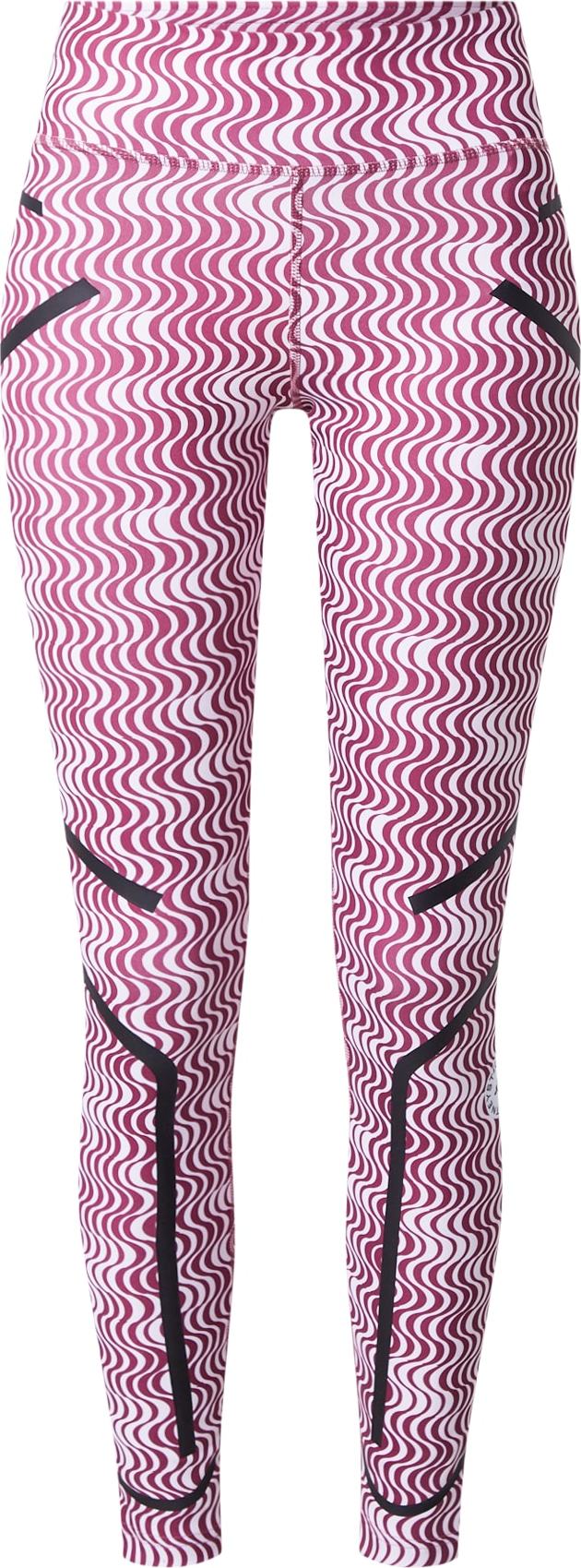 ADIDAS BY STELLA MCCARTNEY Sportovní kalhoty 'TruePurpose' pink / černá / bílá