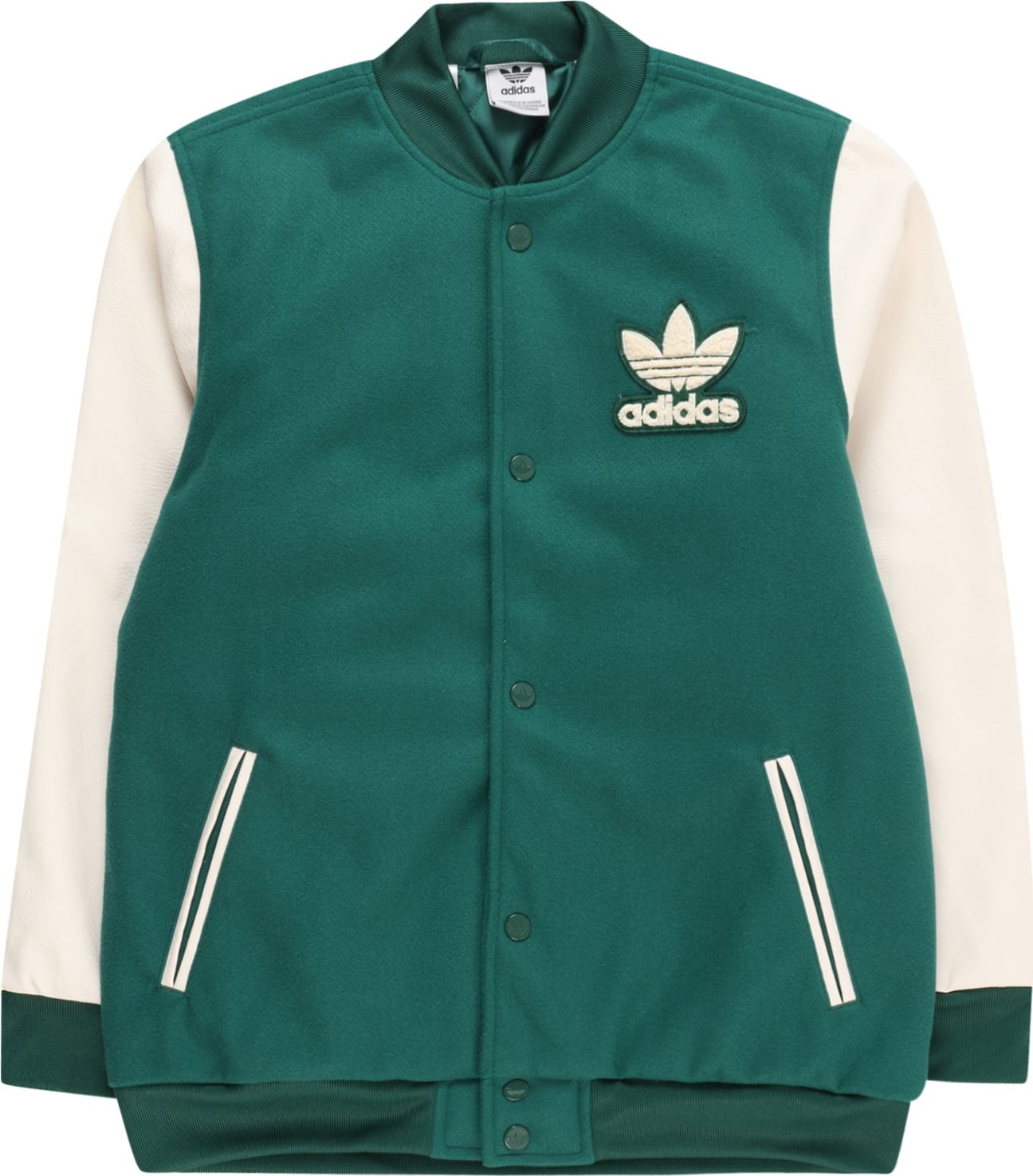 ADIDAS ORIGINALS Přechodná bunda béžová / zelená