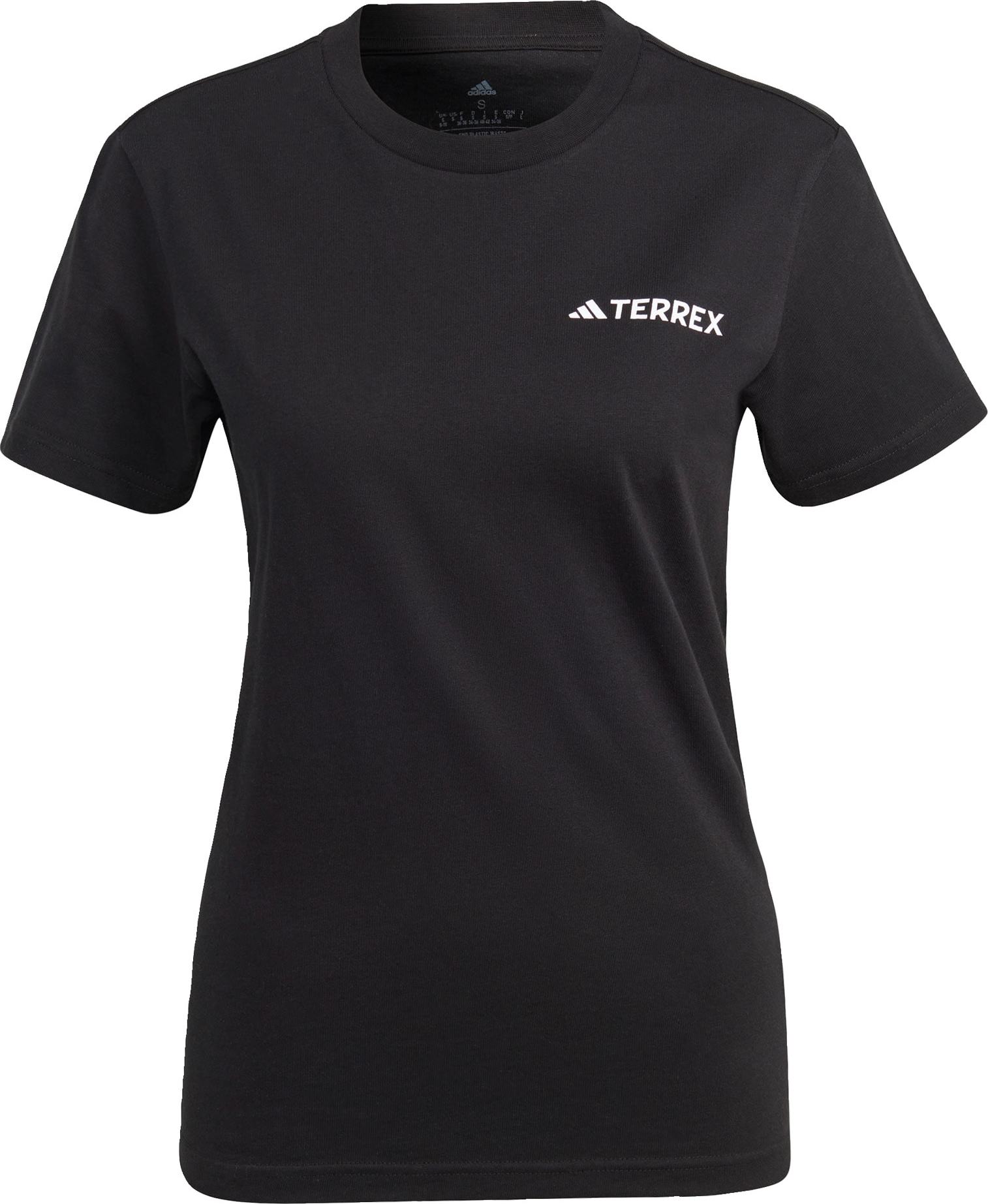 ADIDAS TERREX Funkční tričko černá / bílá