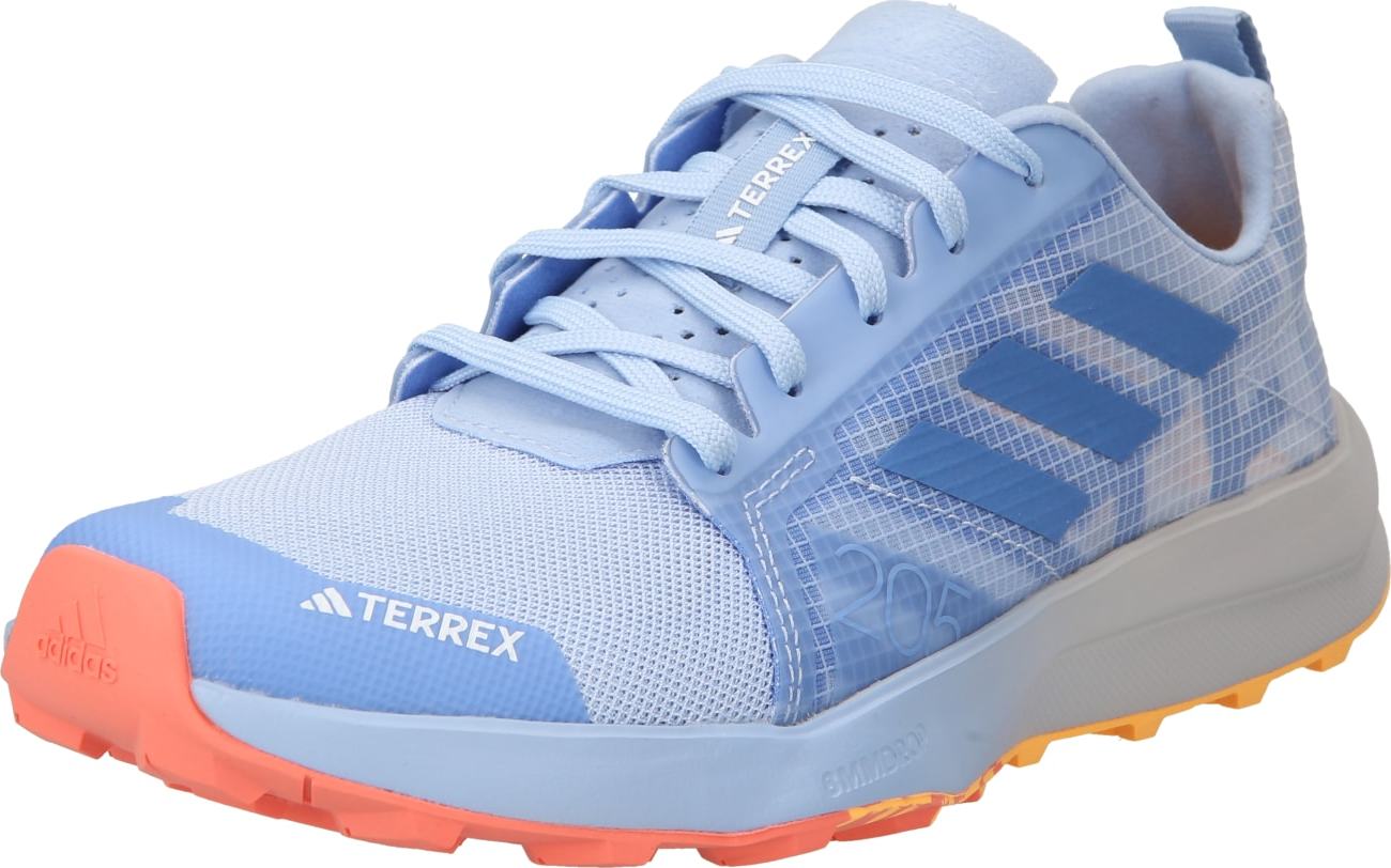 ADIDAS TERREX Sportovní boty 'Speed Flow' modrá / světlemodrá / jasně oranžová / bílá