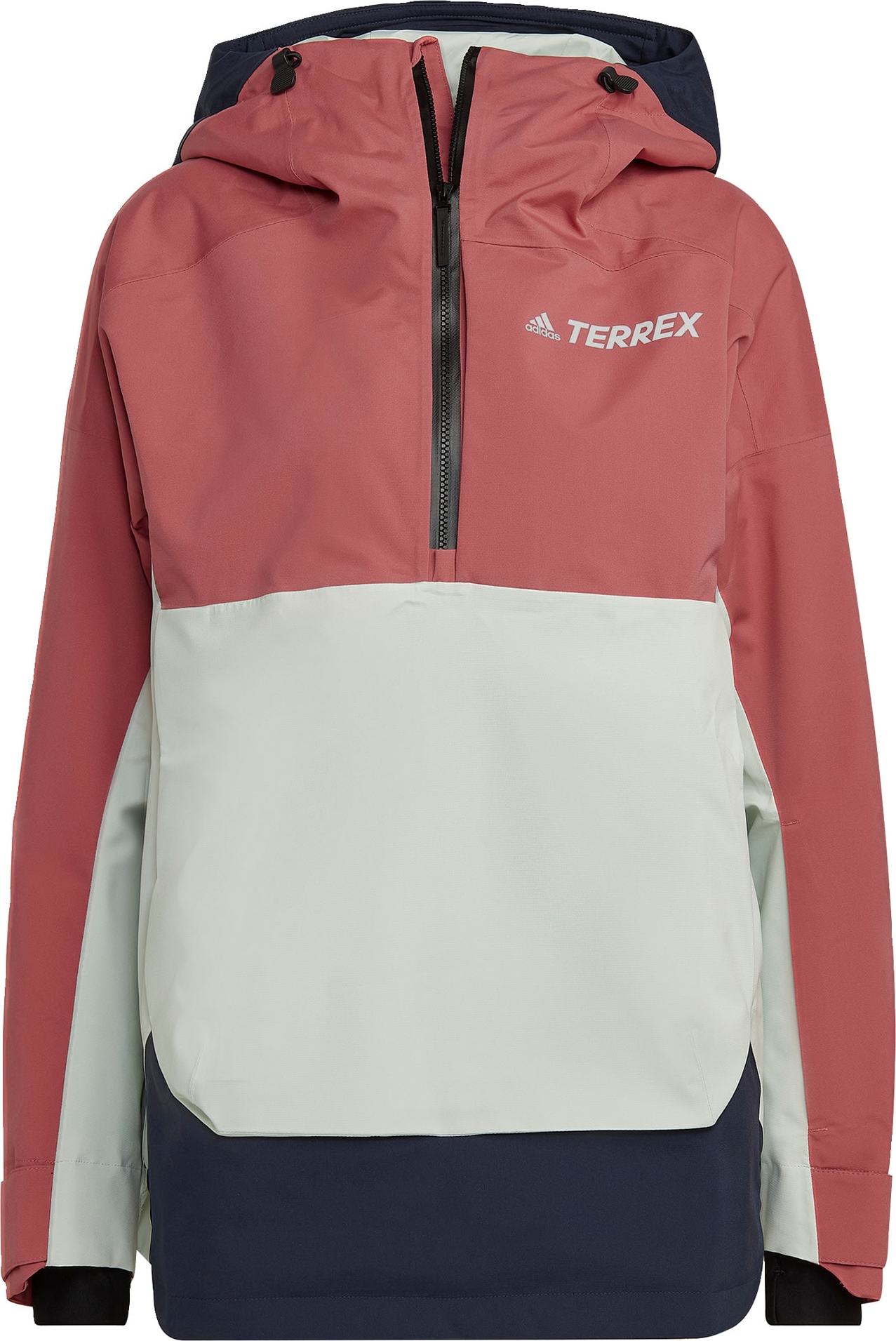 ADIDAS TERREX Sportovní bunda 'TERREX 2' tmavě modrá / rezavě červená / offwhite