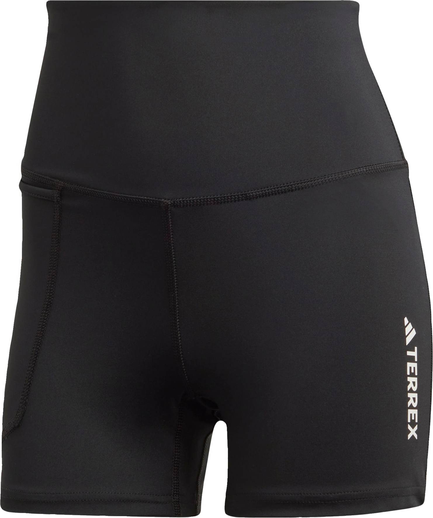ADIDAS TERREX Sportovní kalhoty černá / bílá
