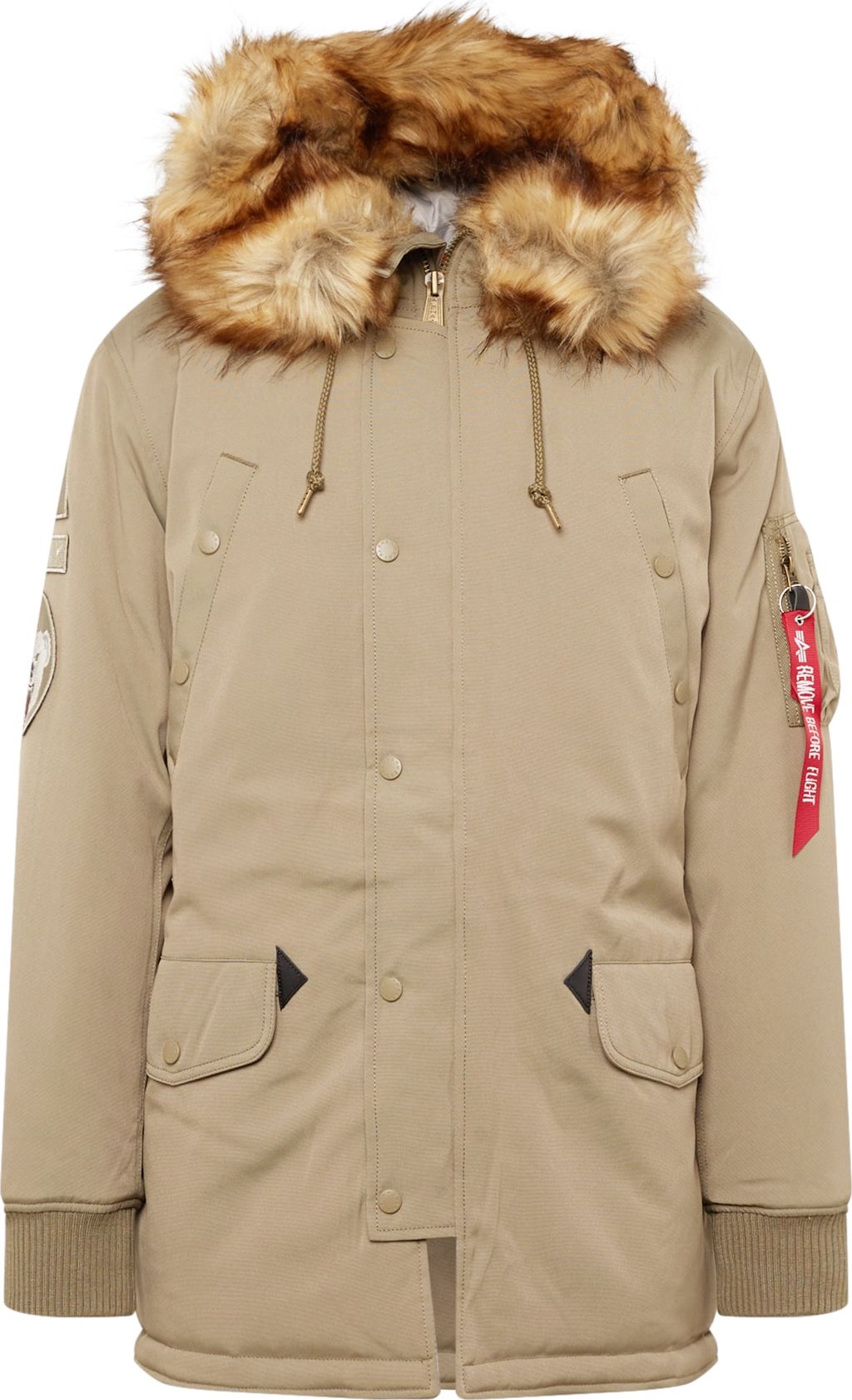 ALPHA INDUSTRIES Zimní bunda 'Arctic Discoverer' olivová