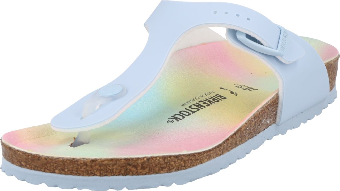 BIRKENSTOCK Sandály 'Gizeh' světlemodrá