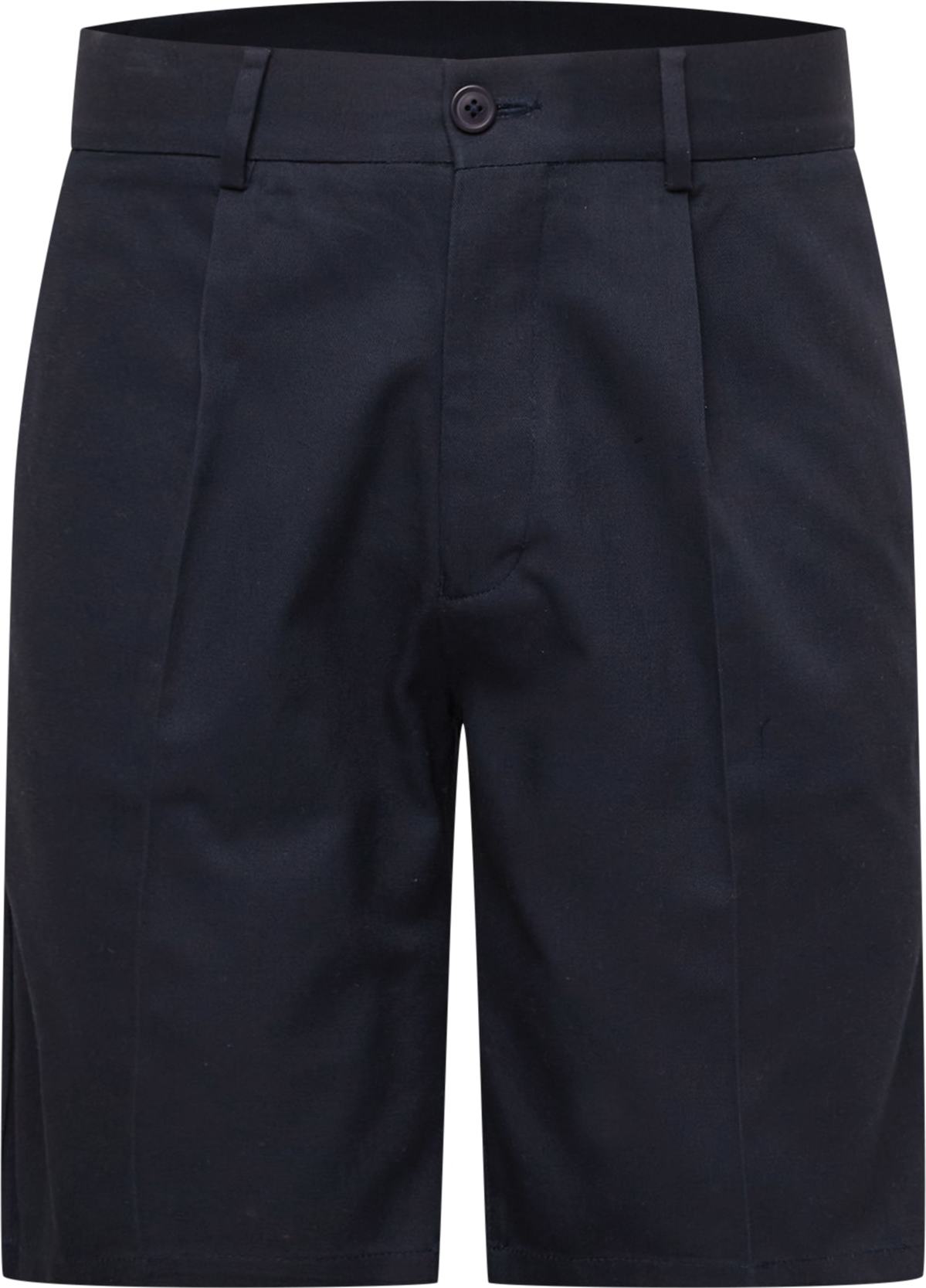 BURTON MENSWEAR LONDON Kalhoty se sklady v pase námořnická modř