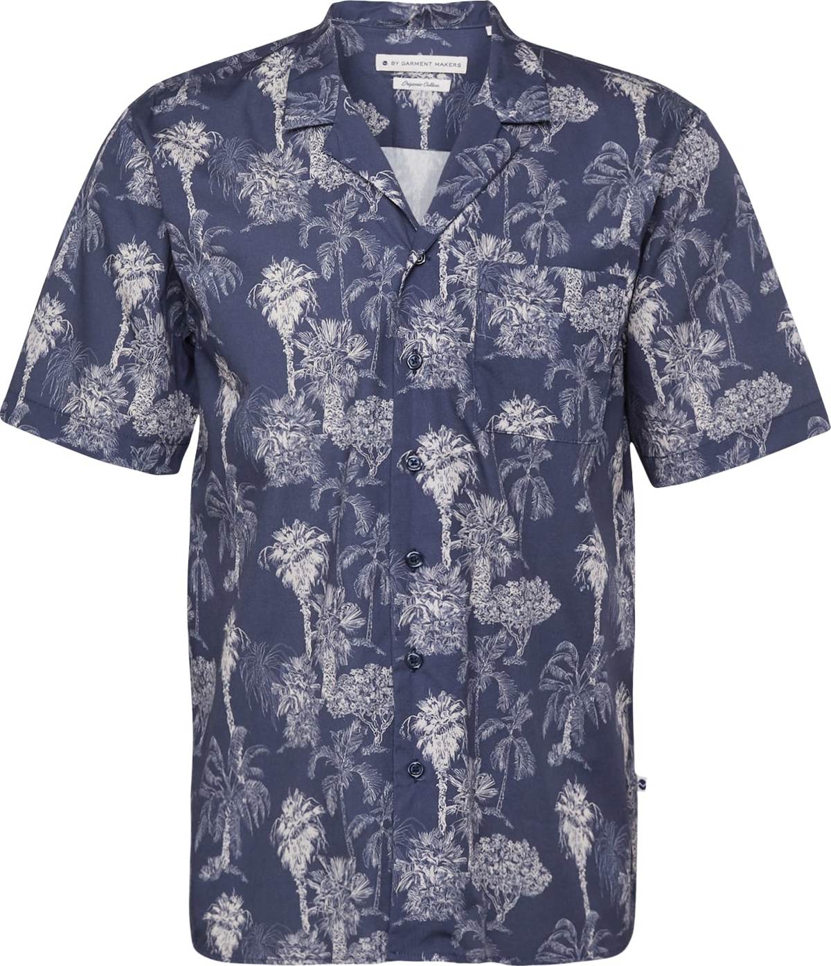 By Garment Makers Košile 'Elmer' námořnická modř / bílá