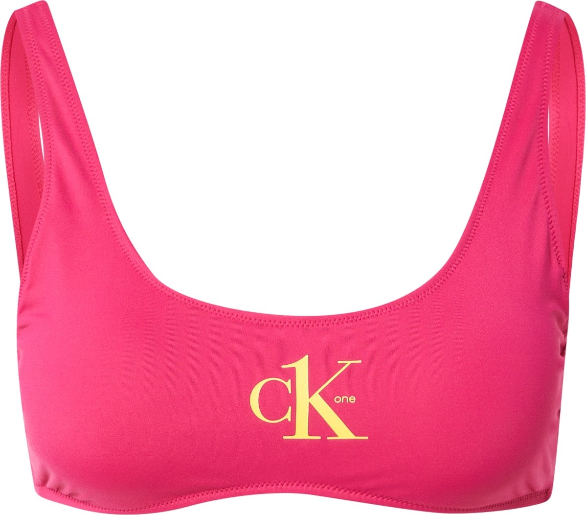 Calvin Klein Swimwear Horní díl plavek žlutá / pink