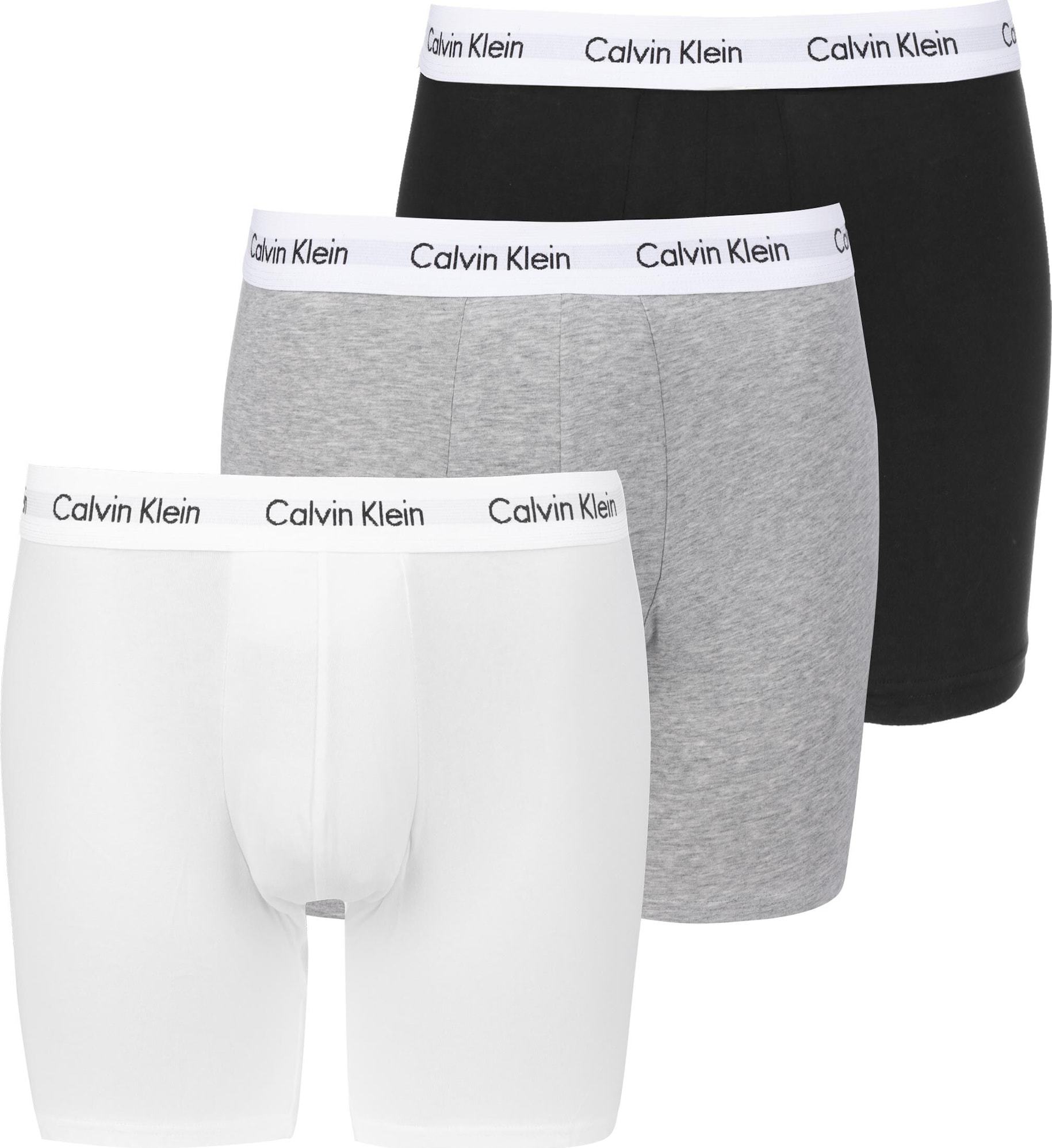 Calvin Klein Underwear Boxerky šedý melír / černá / bílá