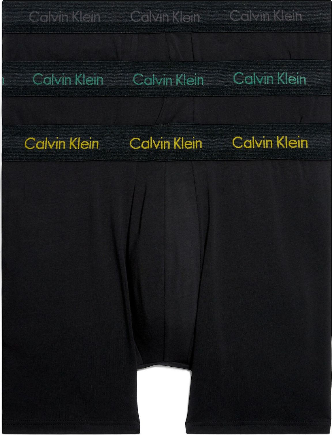 Calvin Klein Underwear Boxerky světlemodrá / žlutá / černá